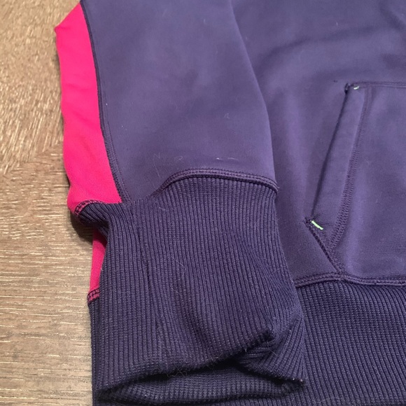 Purple Green Nike Hoodie Sweatshirt ThermaFit - Picture 3 of 4